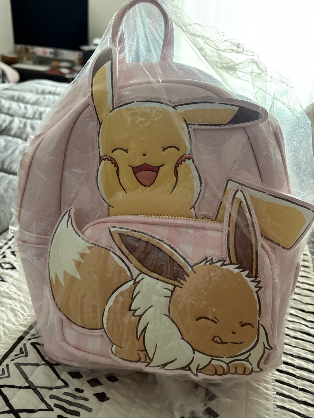 Loungefly Pikachu & Eevee Mini Backpack - Picture 7 of 7